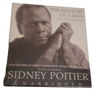 Sidney Poitier Unabridged Measure of A Man 8 hours on 7 compact disks set